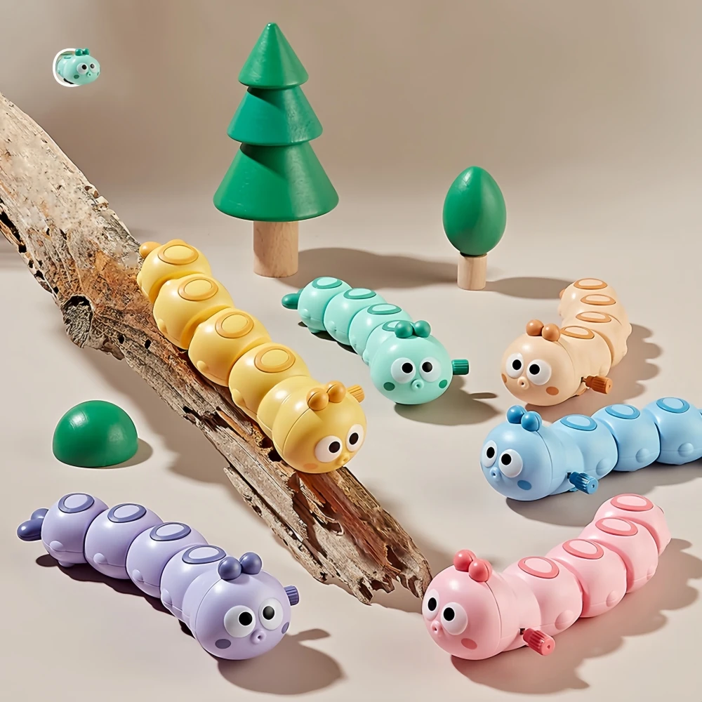 Wind-up swinging caterpillar toy cartoon wind-up swinging caterpillar baby educational crawling toy gift 2