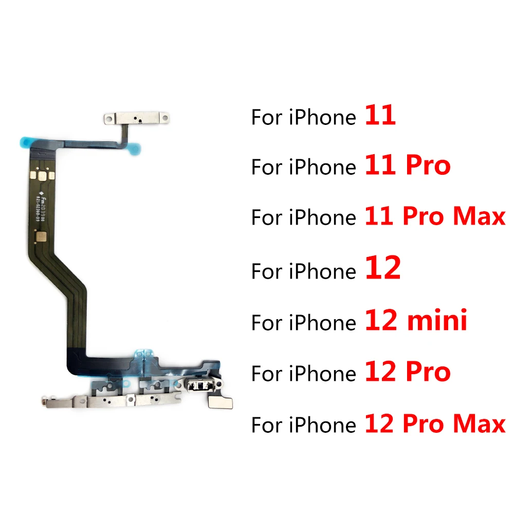 Original Mute & Volume Power Buttons Key Switch Flex Cable For Iphone
