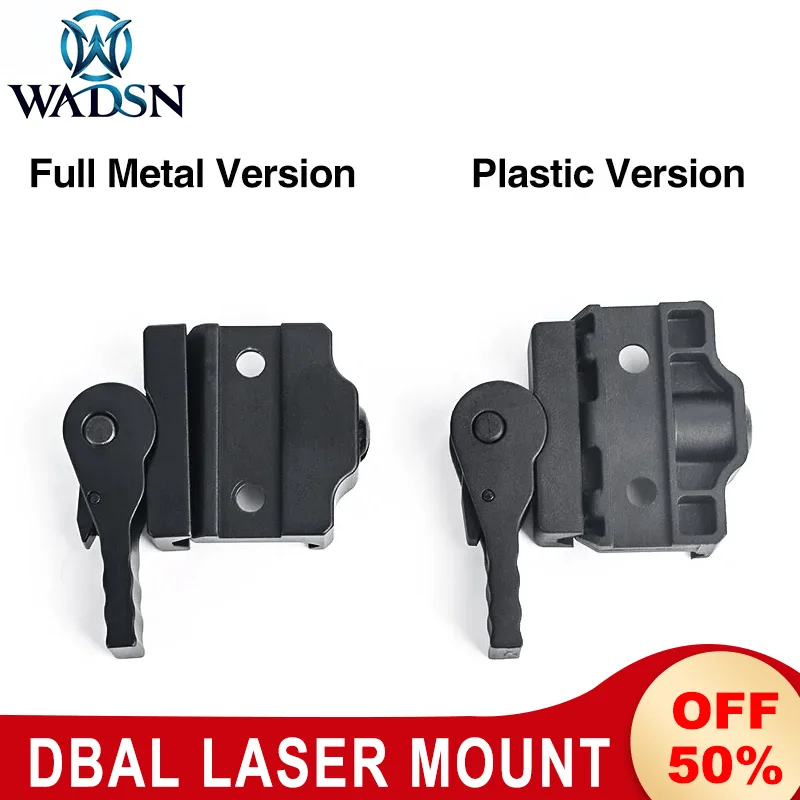 

WADSN Tactical Full Metal & Plastic DBAL-A2 Picatinny Mount Hunting Laser Sight DBAL A2 Mount Adapter Accessories for 20mm Rail