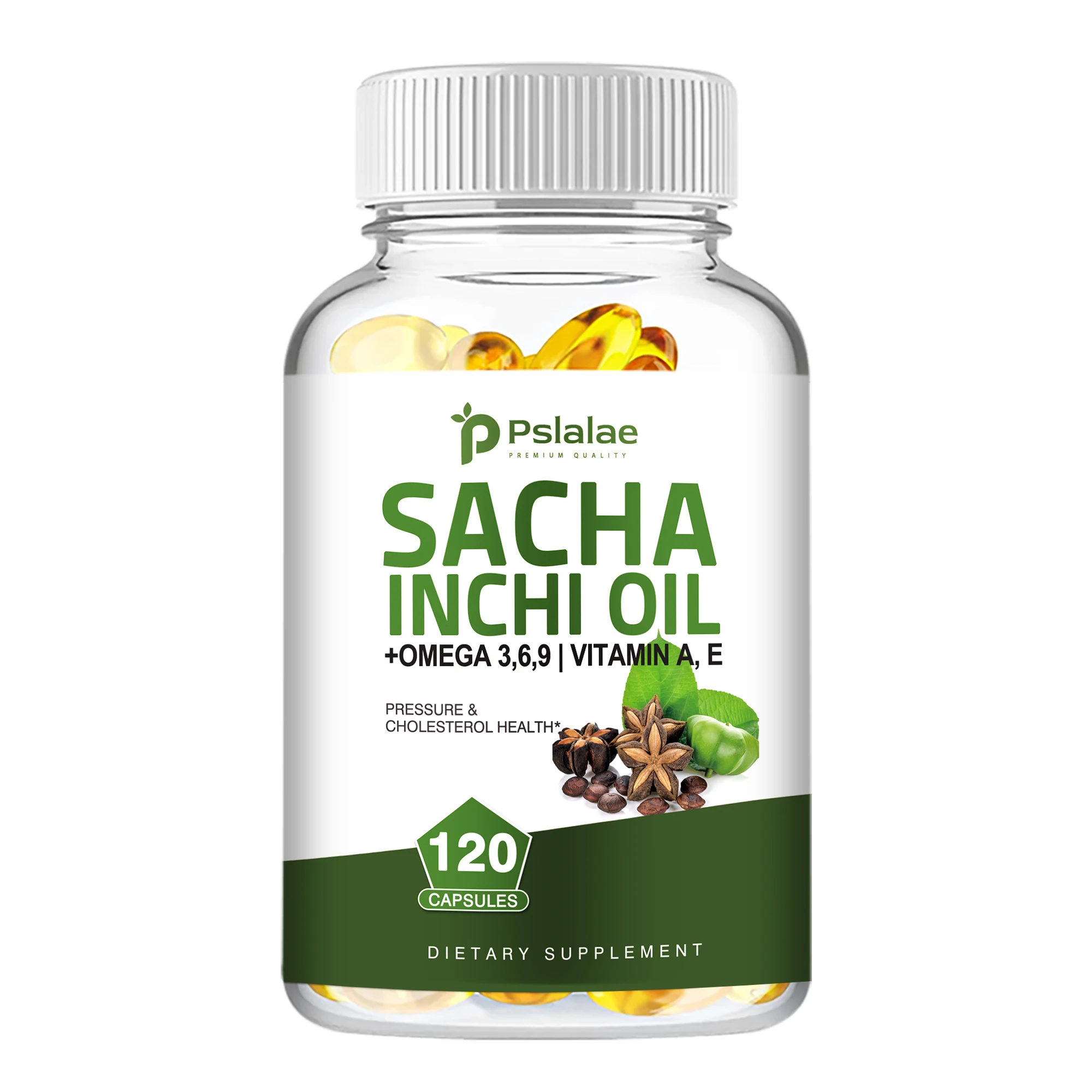 thumbnail image 1 of Sacha Inchi s - para la salud del cerebro y el corazón, equilibrar los niveles de colesterol, reforzar el sistema inmunológico - 120 s, 1 of 5