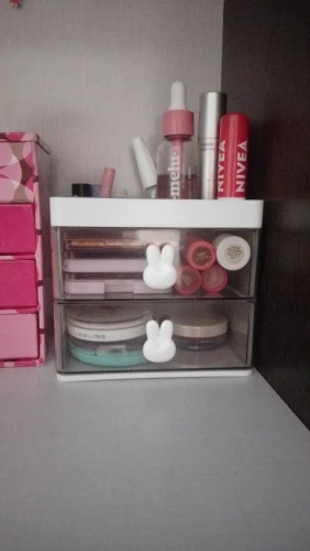 Organizador Mesa Coelho Porta Treco Caneta Gaveta/Maquiagem Escritório Multiuso - Neverdie Store photo review