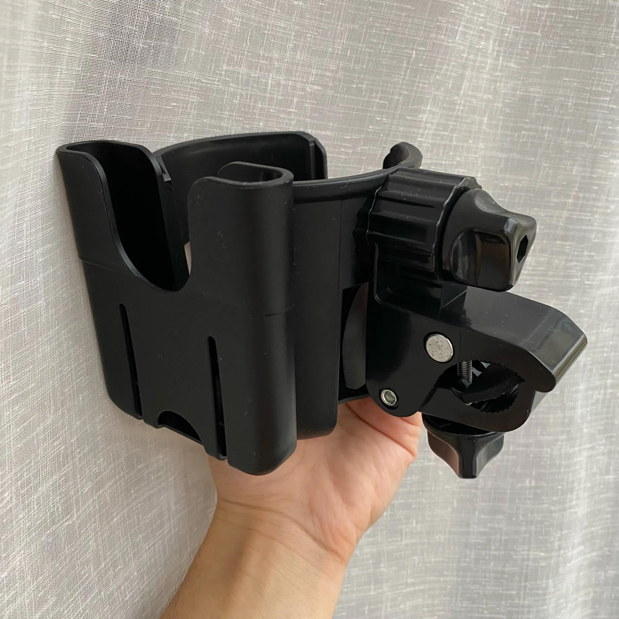 Pram Cup Holders Children's Stroller Bottle Holders Pram Bottle Holders Anti-Slip Design Pram Accessories Mobile Phone Holders photo review