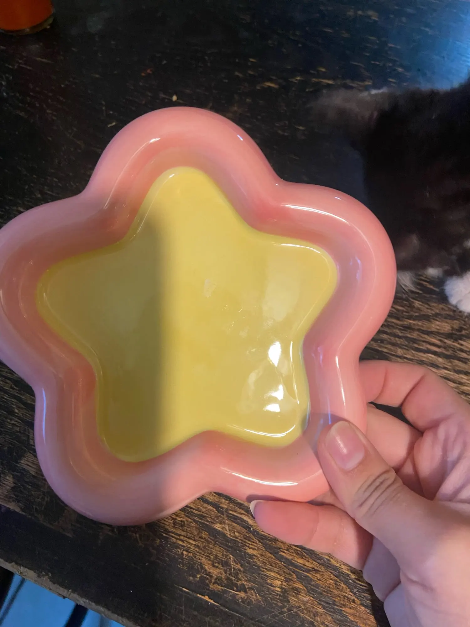 Pastel Little Flower Dish Plate, customer photo