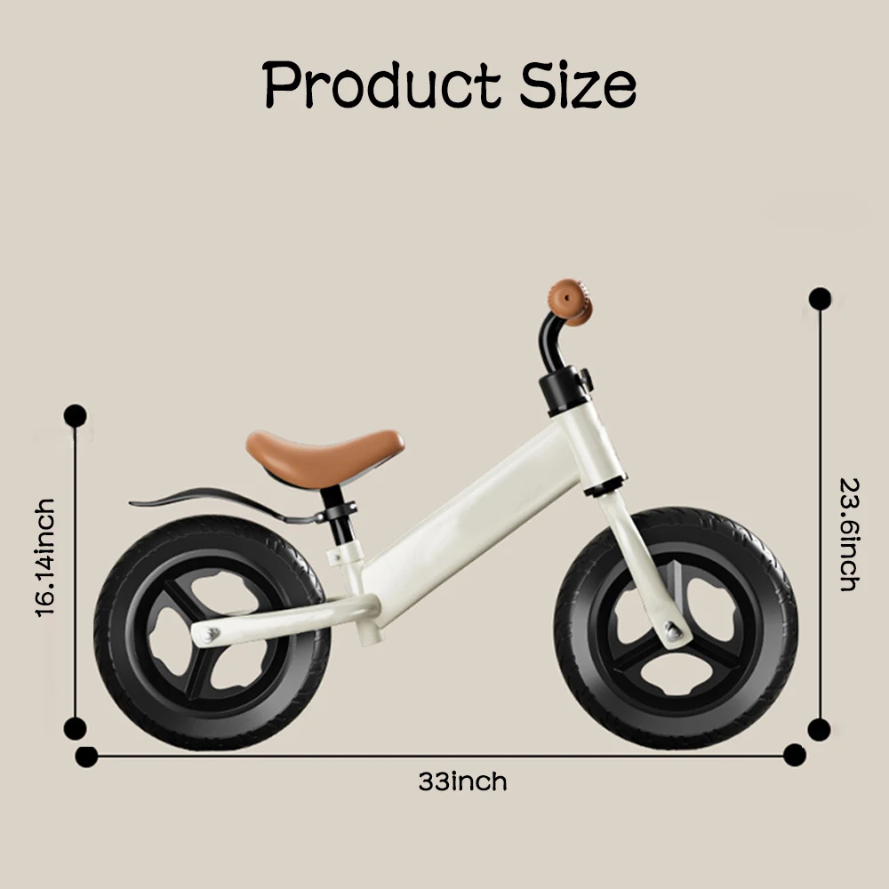 Lightweight Children's Balance Bike with 360&deg; Rotating Handlebars Anti-Slip Baby Walker Bike for 2-6 Years Pedal-free