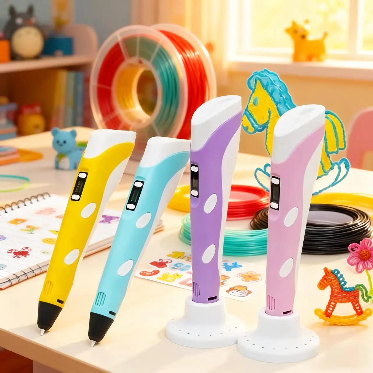 Creative 3D Printing Pen DIY Fun Kit - The Ultimate Holiday Gift Choice
