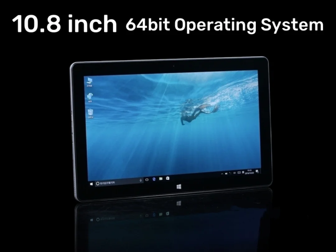 10.6 Inch Windows 10 C24S Tablet PC 2GB DDR RAM 32GB ROM Z3735F 32 Bit Quad Core Battery 6600mAh 1366 x 768 Pixel 3