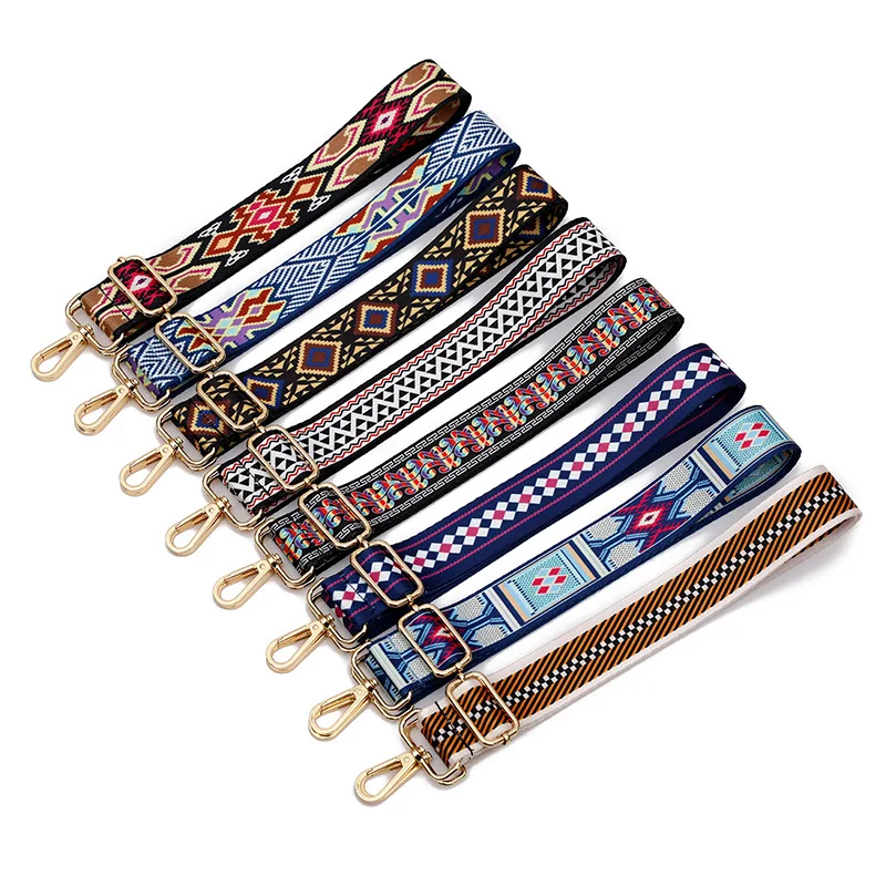 Bag Strap Women Colored Straps for Crossbody Messenger Shoulder Bag Accessories Adjustable Belts Handbag Straps Nylon/Cotton