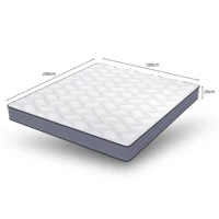 Матрасы Anajqaqia 90-180x200 см, матрас с карманными пружинами, толщина H3, 20 см, уплотнение Oeko TEX, с чехлом из лиоцелла, 7-зонный матрас — изображение 2