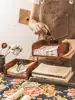 Vintage Solid wood tissue box Holder Creative Napkin Drawbox Holder Desktop Tissue Dispenser Box Home Cafe Restaurant Decoration 1