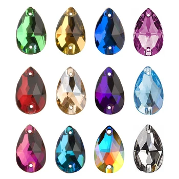Teardrop Sew-On Rhinestones 1