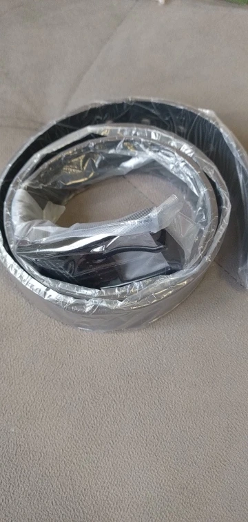 MIDNIGHT SOVEREIGN™ – Black Buckle Genuine Leather Belt photo review