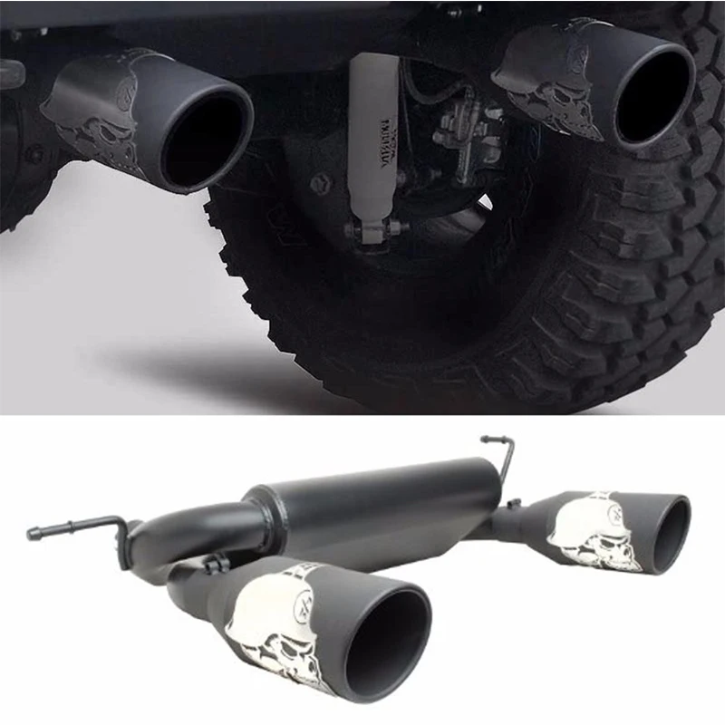 For Wrangler Jeep JL 2018-2022 Exhaust Pipe Muffler System Matte Black Car Auto Parts 2 4doors For Wrangler Jeep JL 2018-2022 Exhaust Pipe Muffler System Matte Black Car Auto Parts 2 4doors