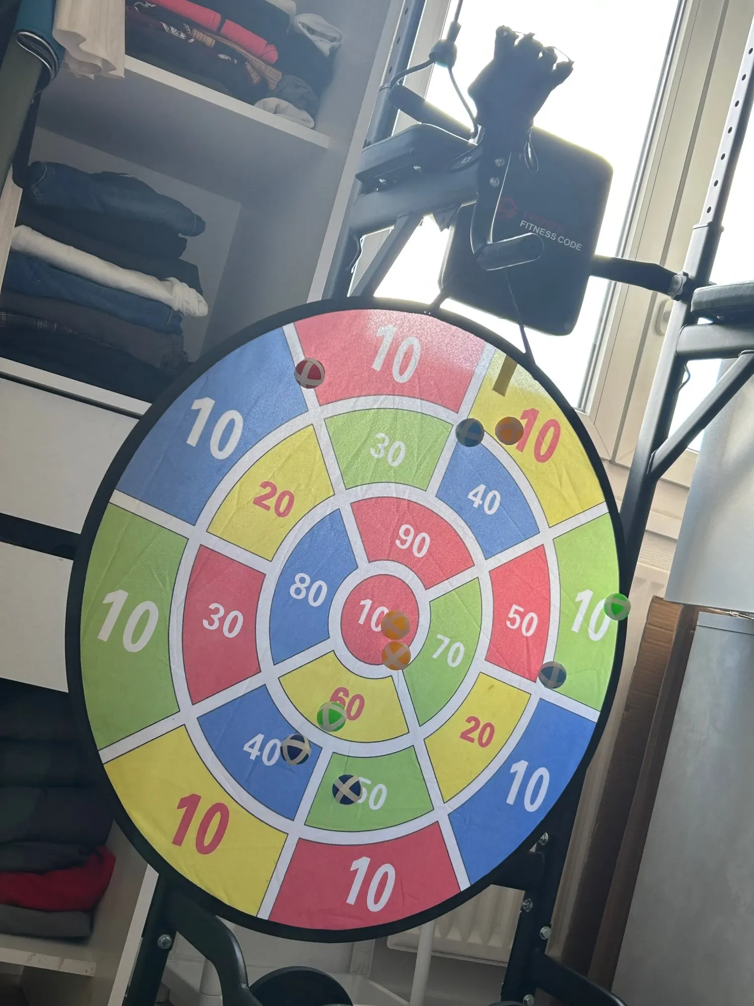 Grande Cible à Balles Scratch 74 cm – Jeu Éducatif Arithmétique Famille photo review