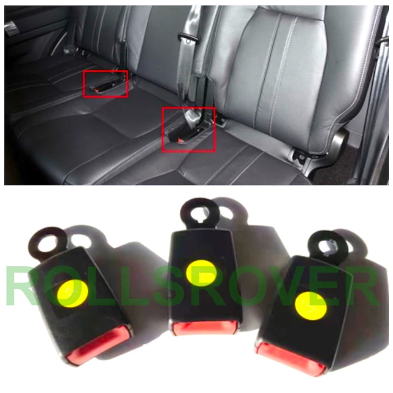 

ROLLSROVER Rear Seat Safety Belt Insert Socket Pin Latch Slot For Discovery 3 4 Left Middle Right LR009305 LR009308 LR009291