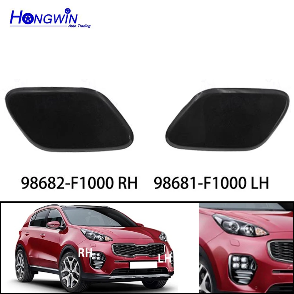 Para Kia Sportage Iv Kx5 2016-2018 G4Na 98681-F1000 98682-F1000 Ugello Lavafari Per Auto Ugello Per Pulizia Fari Tappo Di Copertura Spray