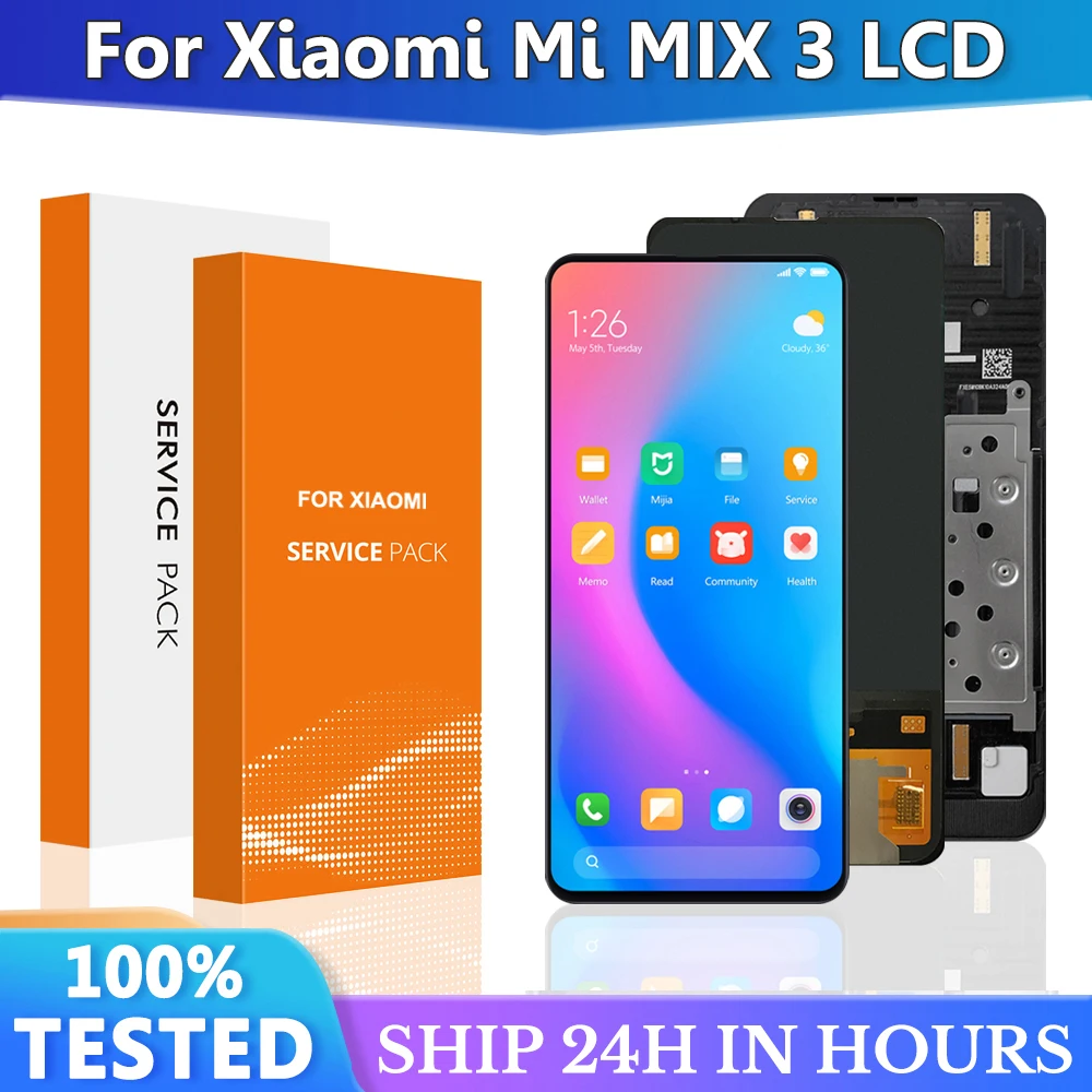 

6.39'' AAA Quality For XIAOMI MIX 3 lcd Display+Touch Panel Digitizer Assembly For Mi mix3 Mix 3 LCD
