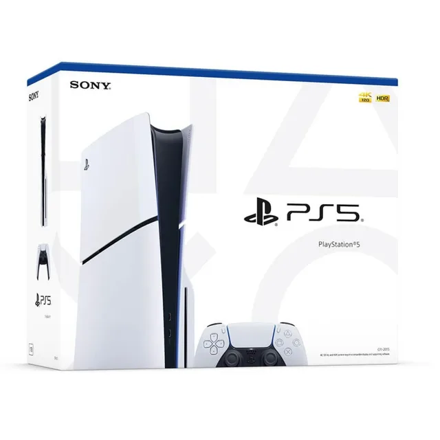 Alternative view of Sony PS5 Slim Console White