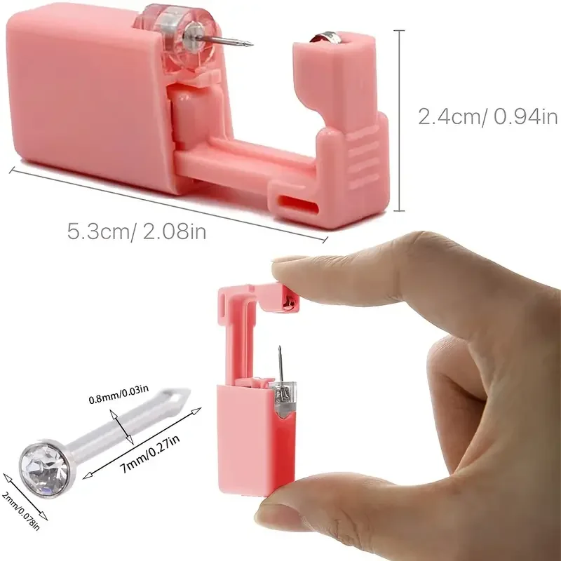Disposable Self Nose Piercing Gun Self Nose Piercing Gun Kit Safety Kit Tool