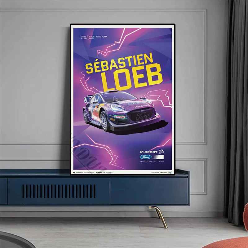 Poster A4 "Rues Dans Les Veines" – Vauxhall Astra Road Rally – Ellie Williams Design