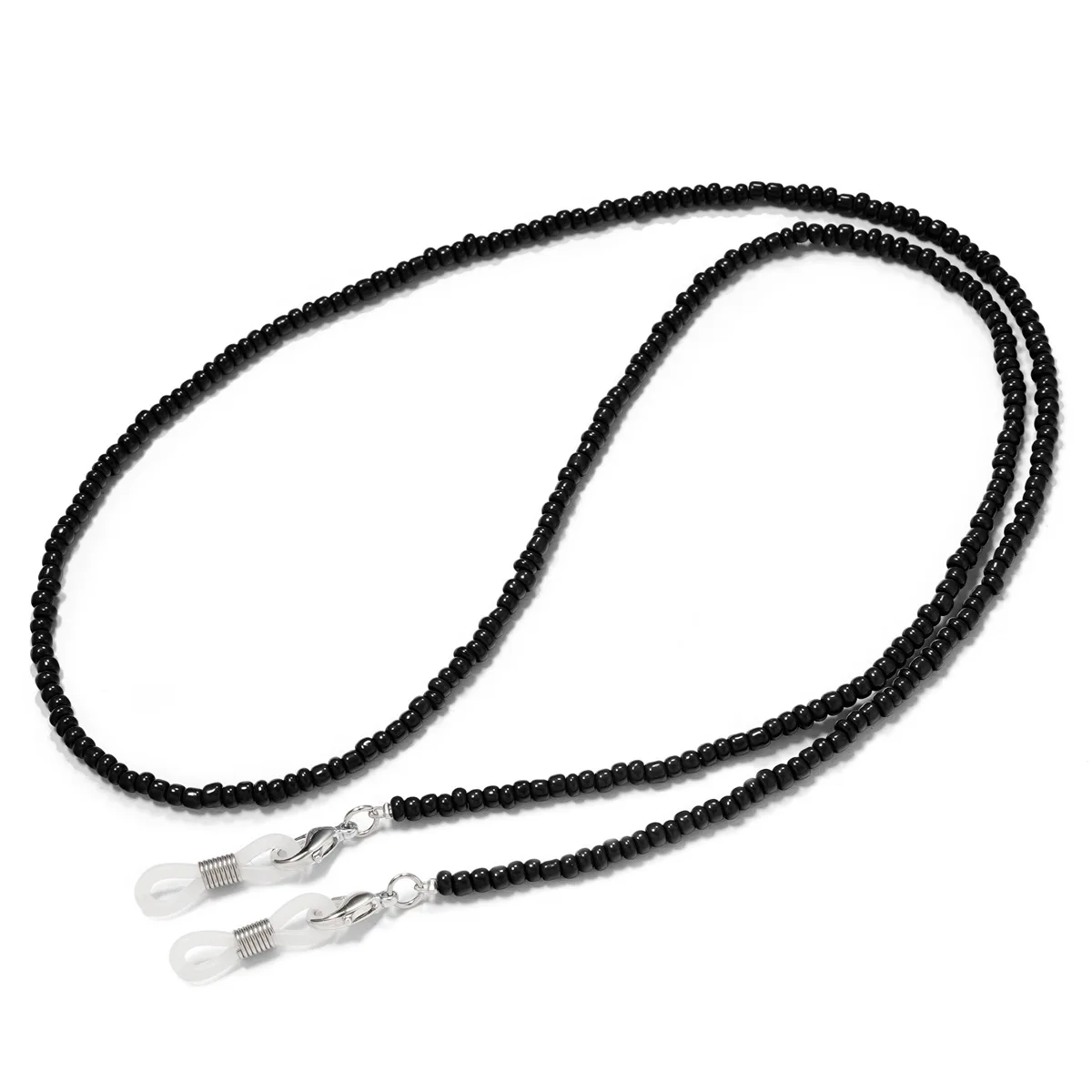 

Ожерелье из бисера и шнурка с разноцветными бусинами