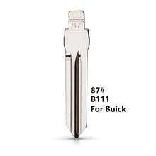 10 pçs/lote #87 lâmina de metal em branco kd b111 para buick lacrosse remoto lâmina para kd vvdi flip remoto no.87 lâmina serralheiro ferramenta