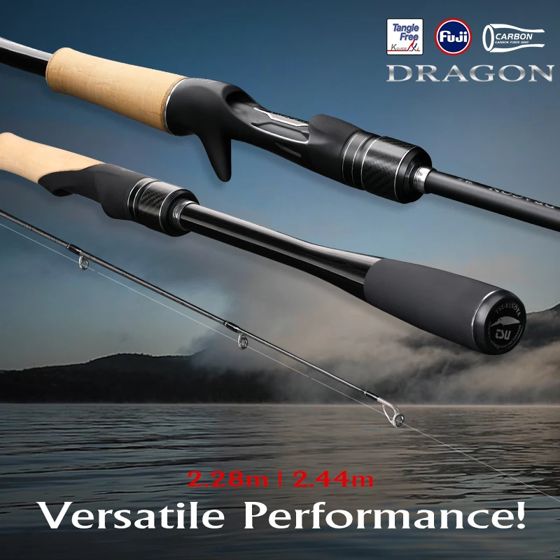 Tsurinoya 2.28M 2.44M Dragon Long Casting Model Shore Fishing Rod Ml M Fast Action Fuji Guide Spinning Rod Per Seabass Saltwater