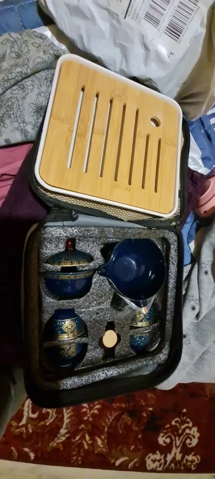 360 Rotation Tea Maker and Infuser Ceramic Tea Cup for Puer Porcelain Chinese Gongfu Tea Set Flowers Exquisite Shape