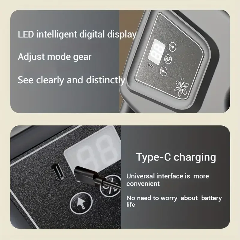 99Gear Fascia Gun 16-head Muscle Massager Gun High Frequency Waist Massage Machine Body Shoulder Professional Fascia Massage Gun