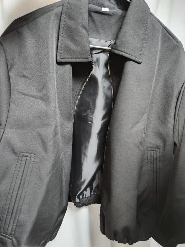 Women's Casual Short Jacket with Turn-Down Collar photo review