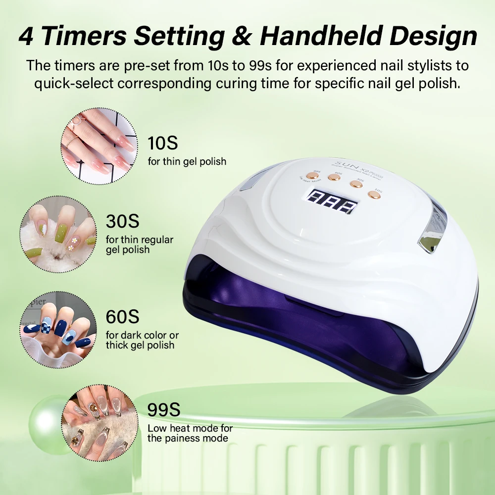 Nail Art Tools Nail Dryer Lamp 81 LEDs Professional UV LED Nail Dryer Lamp For Nails Gel Polish Dryer UV Light Nail Art Accessories Fast Curing Gel Toe Nails