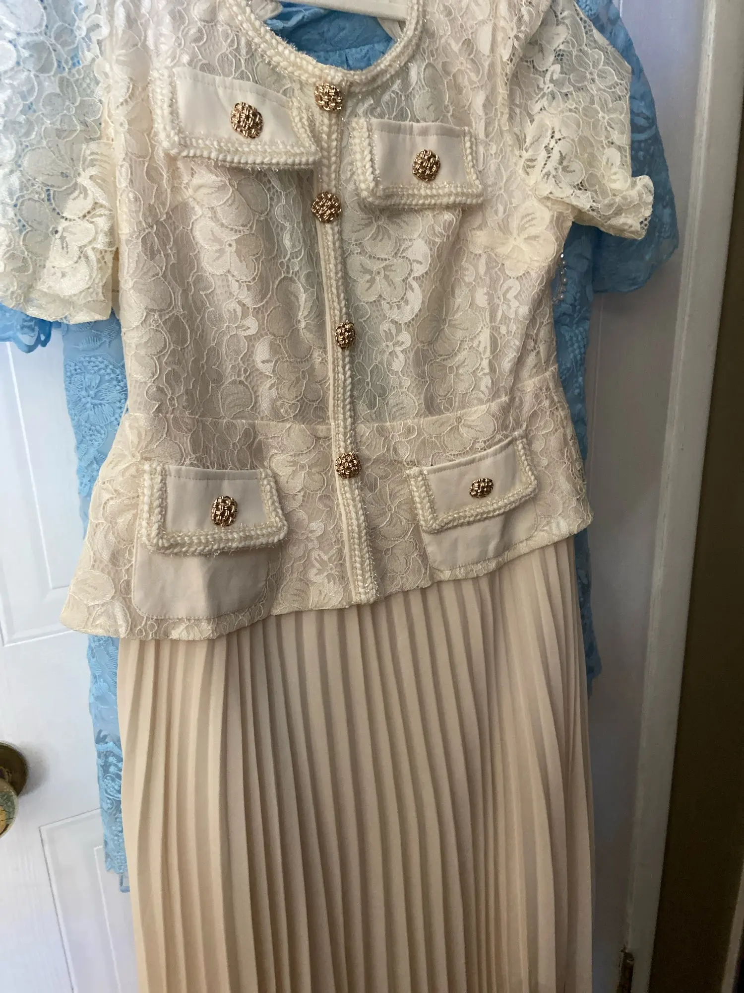 Runway Designer Summer Flower Embroidery Lace Prom Dress photo review