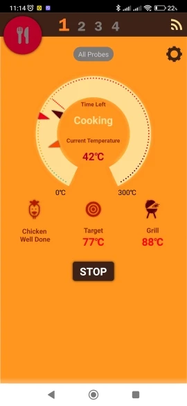 Wireless Meat Food Steak Thermometer for Oven Grill BBQ Smoker Rotisserie Kitchen Smart Digital Bluetooth Barbecue Accessories