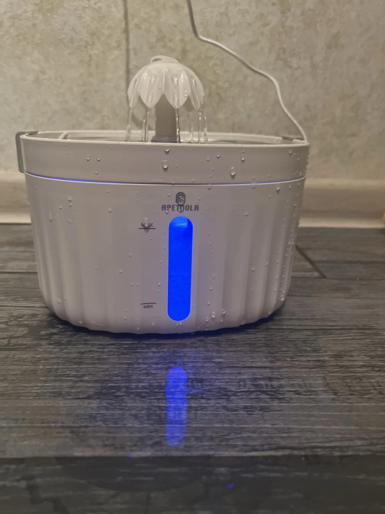 APETDOLA Cat Water Fountain Automatic Pet Water Dispenser for Cats Dogs with Stainless Steel Tray 6-level Filtering System fp10 photo review