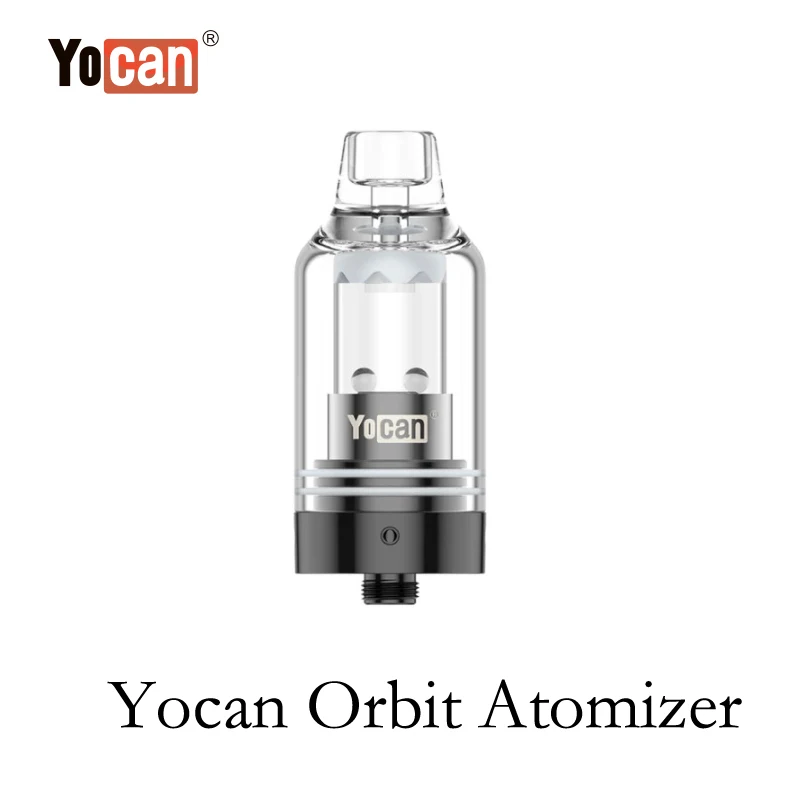 

Original Yocan Orbit Atomizer Tank Top Vertex Airflow Fit Yocan Quartz Balls Coil For Yocan Orbit Dry Herb Vaporizer Kit 510