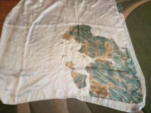 Elegant Long Headband Yellow Floral Silk Scarf photo review