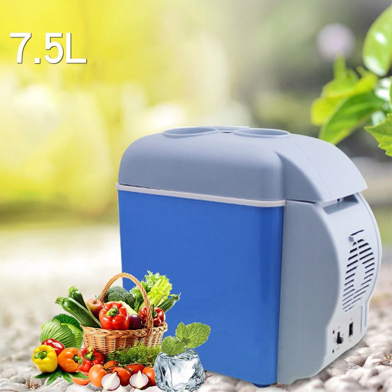 Portable 7.5L Mini Refrigerator Electric Fridge Silent Freezer Cooler