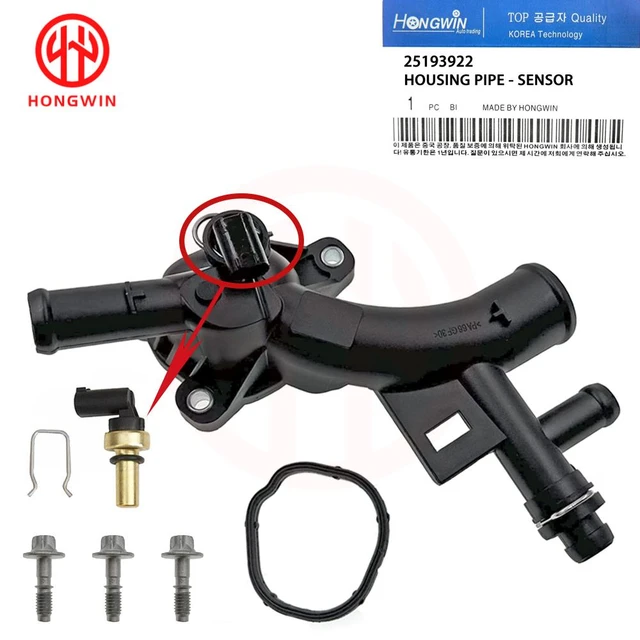 25193922 Car Thermostat Housing Engine Coolant Water Pump Outlet fit for  Chevrolet Cruze Sonic Trax Buick Encore Chevy 55565334 - AliExpress