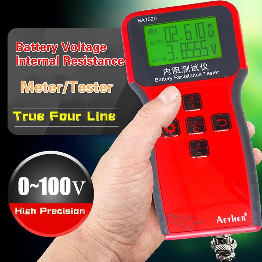 

Battery Internal Resistance Tester Internal Resistance Detector Lithium Battery High-Precision18650 Battery Testing Instrument