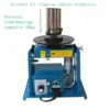 220V BY-10 10KG Rotary Welding Positioners Welding Turntable Equipment Welding Table Rotator with K01-65 Chuck and Foot Switch 6