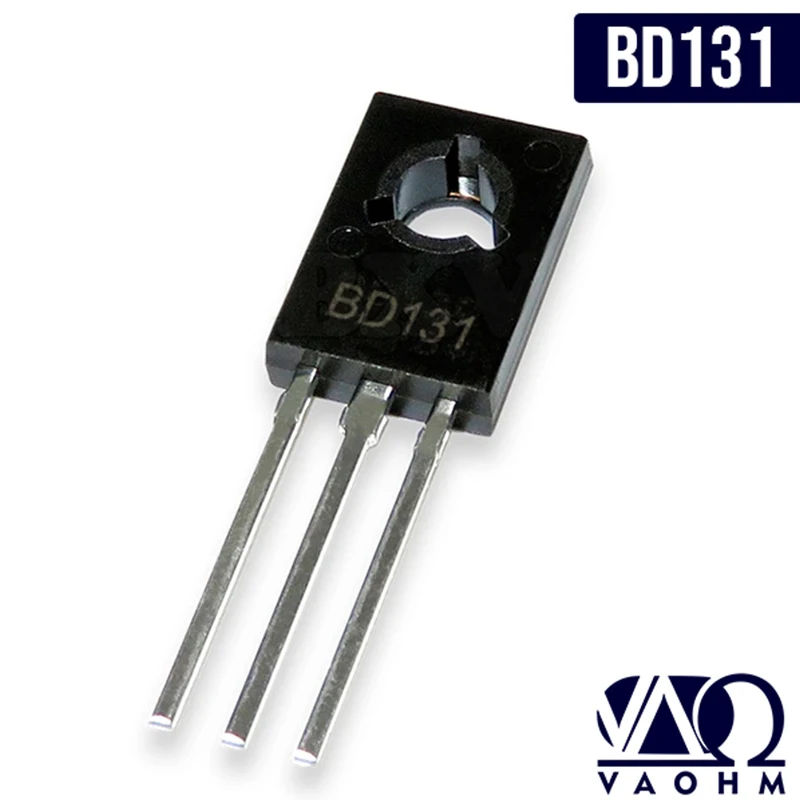 Transistores PNP BD132 - 45V 3A - Kit 10 Unidades En TO-126 - Para Proyectos Electrónicos