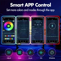 USB LED Strip Lights RGB 5050 1-40m Color Changing Bluetooth App Control Led lamp Diode Tape Ribbon For Room Decor TV BackLight 2