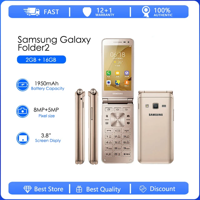 Samsung launches Galaxy Folder 2 Android flip phone