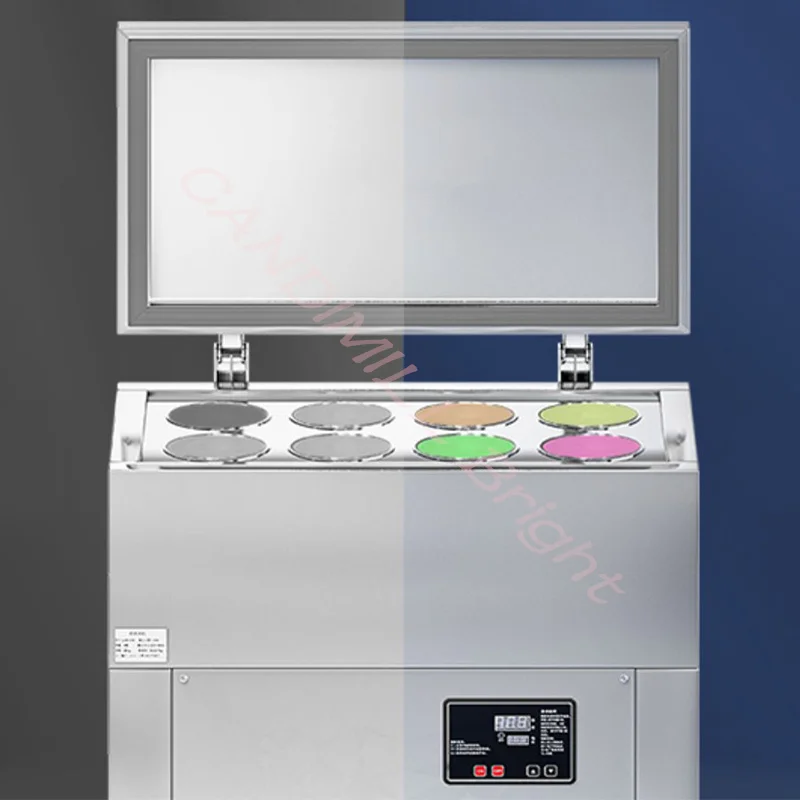 Icicle Machine 6/8 Barrel Ice Machine Dessert Snowflake Ice Commercial Automatic for Milk Tea Shop