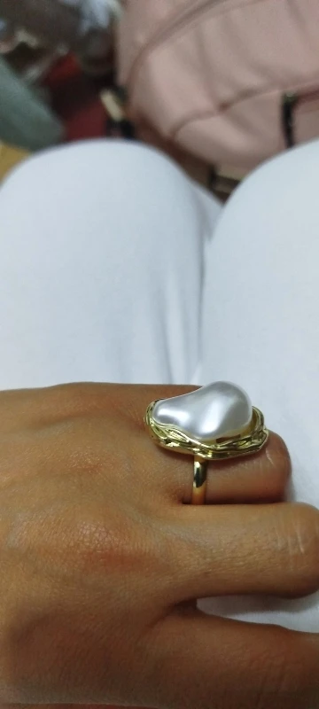 Adjustable Colorful Drip Glaze Ring photo review