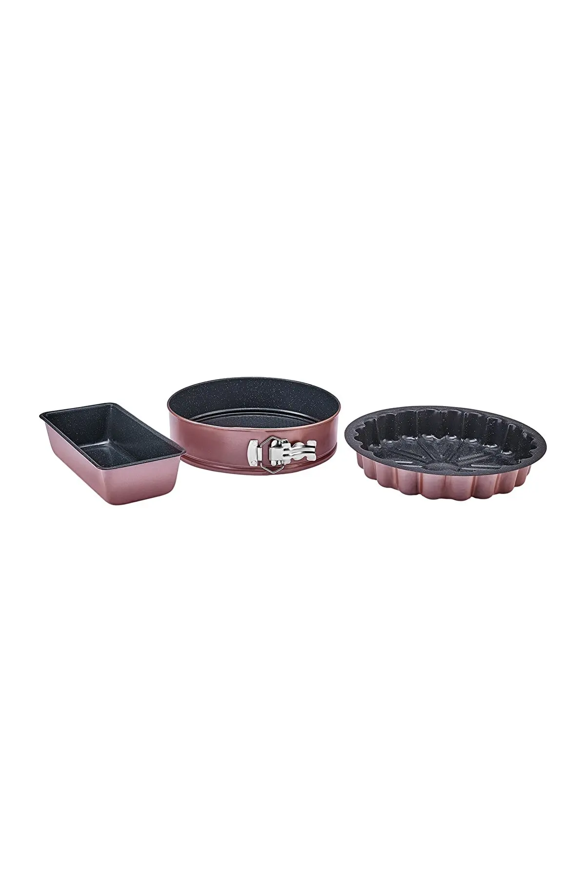 

Karaca Teemo New 3-Piece Cake Mold Set Rosegold 153.09.01.2297-1 IY1111