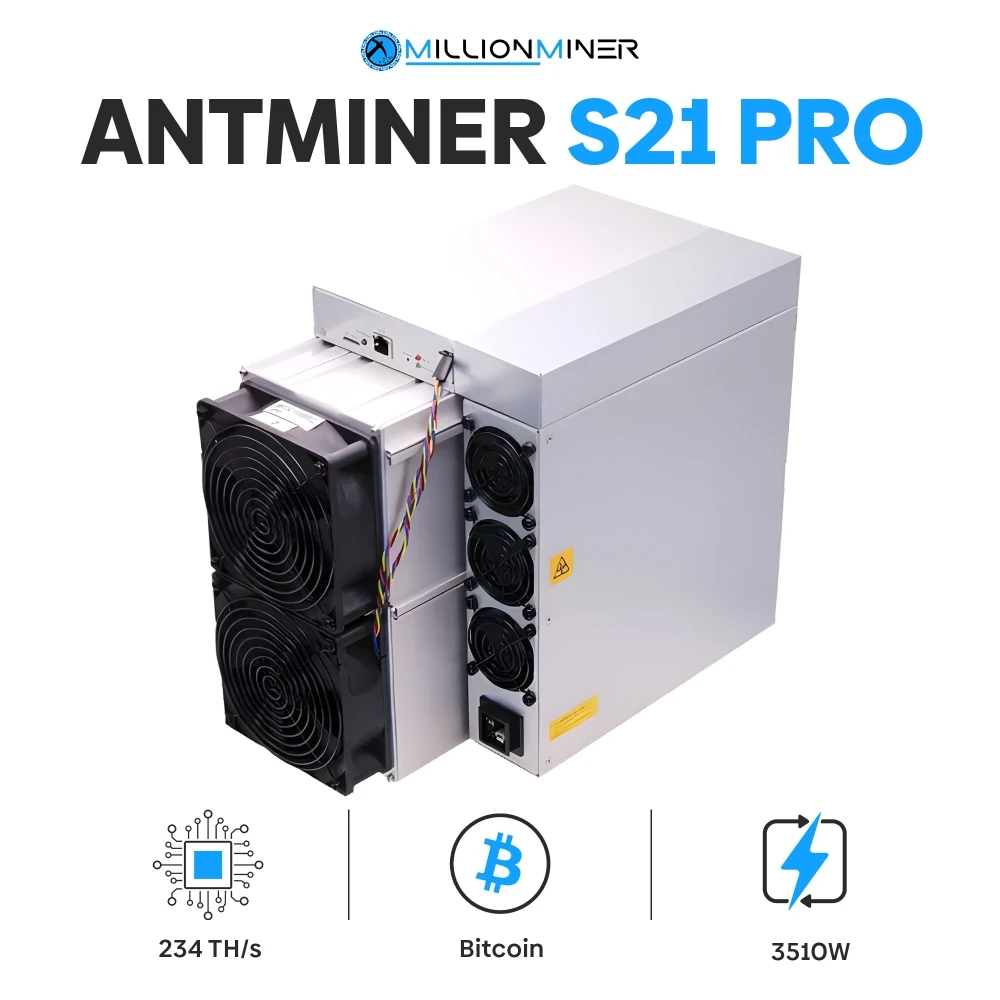 

buy 2 get 1 free Brand new Bitmain Antminer S21 Pro (234Th)