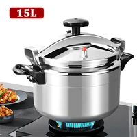Autocuiseur en aluminium d'une capacité de 3L/7L/9L/11L/15L uniquement pour le pot à pression antidéflagrant sûr au gaz avec couvercle de verrouillage facile 1