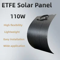 Panneau solaire monocristallin flexible 110W 18V pour caravanes, camping, bateaux et toits 1