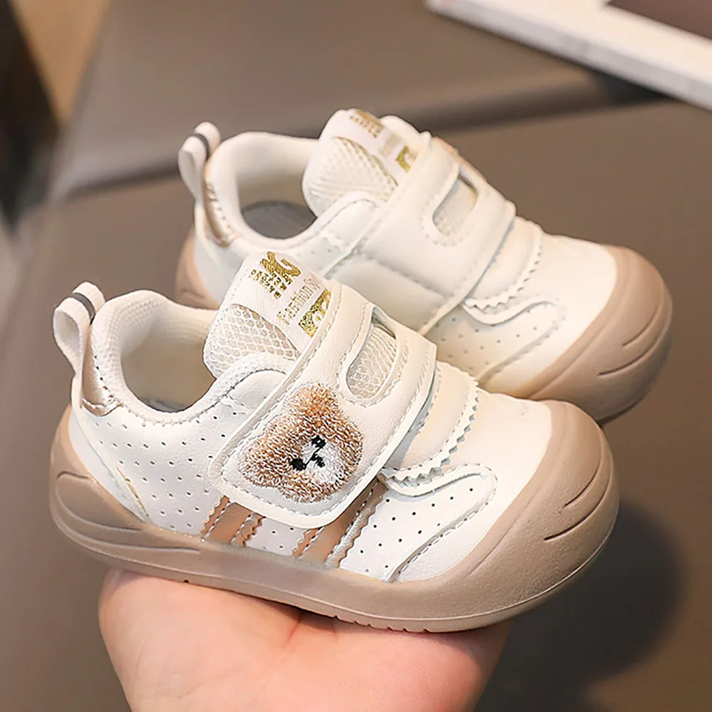 Fashion Toddler Shoes For Baby PU Leather Infant Girl's Sneakers Soft-soled Ergonomics Newborn Boy's Sport Shoes First Step 5