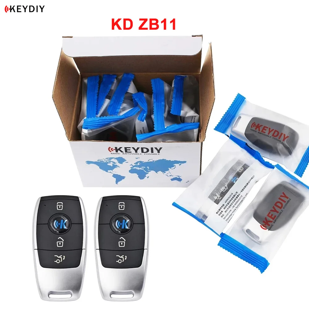 

KD ZB11 Smart Key Remote Original KEYDIY KD ZB Smart key ZB Series Remote Control for KD-X2 Key Programmer 5PCS